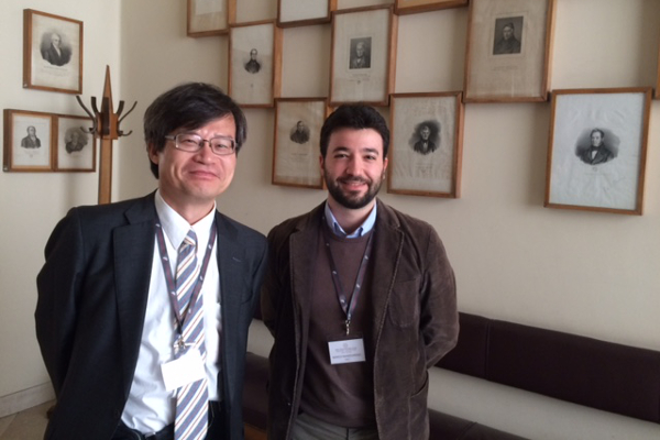 with the Nobel laureate in Physics 2014 Prof. Hiroshi Amano &ndash; April 2016, Padova, Italy