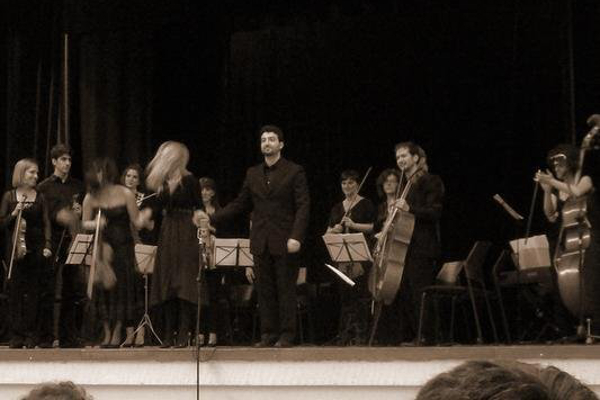 just after conducting the Mozart's Piano Concerto K 271,  &ldquo;jeunehomme&rdquo; &ndash; October 2013