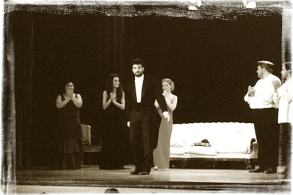 applauses after conducting my opera &ldquo;Il frutto rapito&rdquo; &ndash; 2010